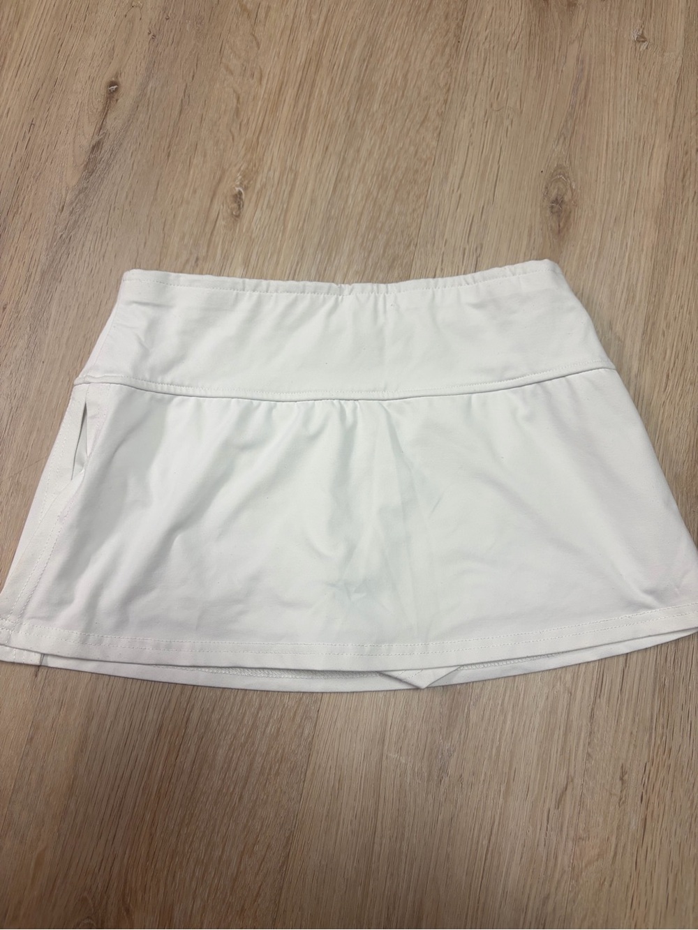 Women’s White Active Skort - Classic Performance Shorts